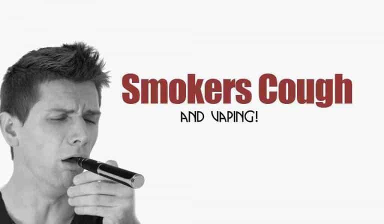 Smokers cough with vaping