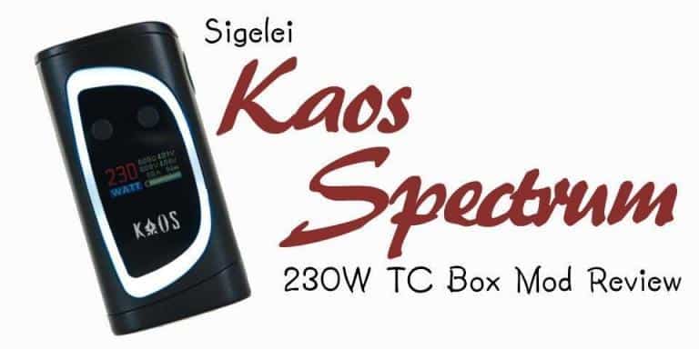 The Full Sigelei Kaos Spectrum Review