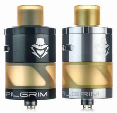 The Digiflavor Pilgrim GTA Tank in Silver and Black