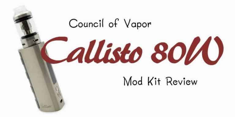 Complete review of the Council Of Vapor Callisto kit