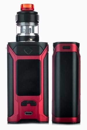 Front and side view of the Wismec Sinuous Ravage kit
