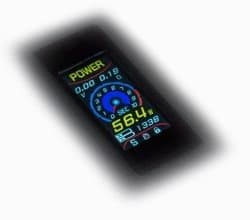 The colored screen on the Asmodus Lustro