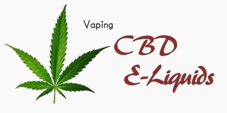 Vaping with CBD