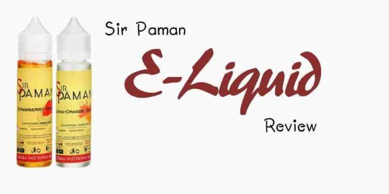 Sir Paman E-Liquid and juice Review