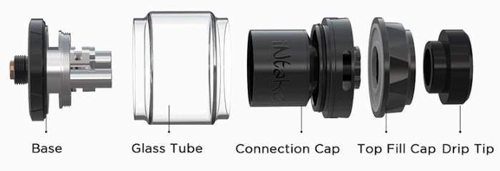 A broken down version of the Augvape Intake RTA