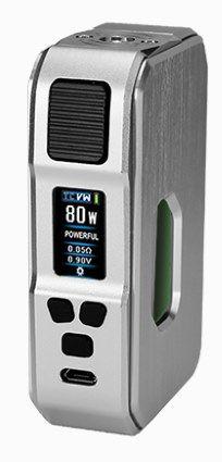 The HCigar Towis Aurora Squonk Mod in Silver