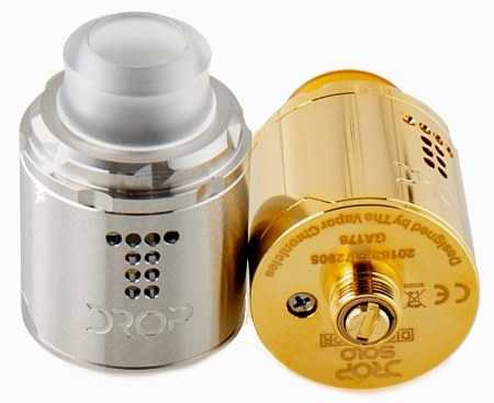 Side and bottom view of the Digiflavor Drop Solo Rda