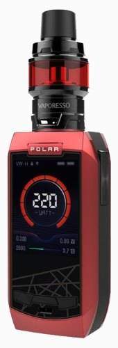 The Vaporesso Polar Starter Kit in red