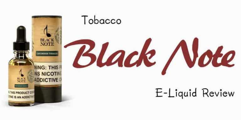 Tobacco Black Note E-liquid Review