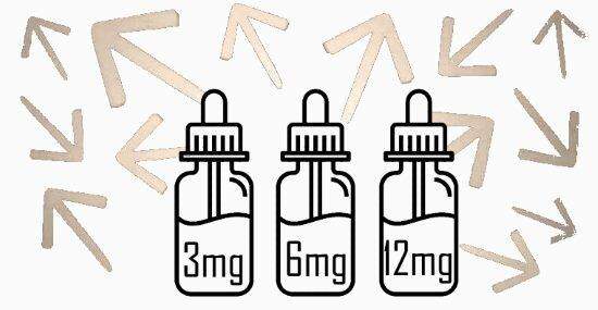 Choose the Strength of nicotine