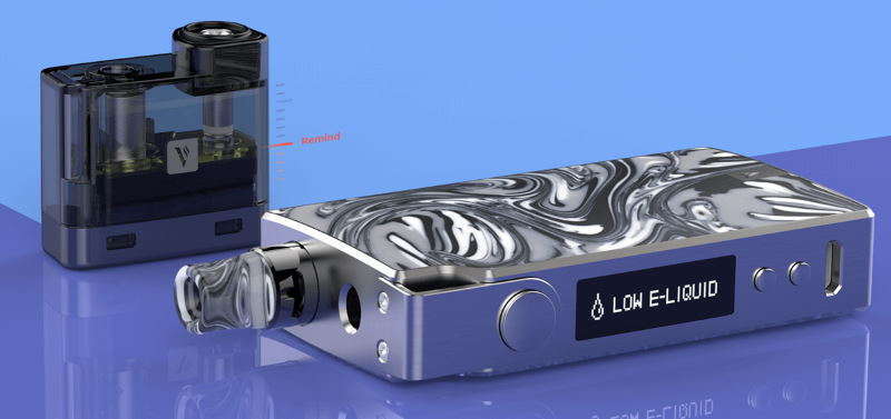 Low E-Liquid Warning