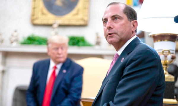 Alex M. Azar II, the secretary of health and human services