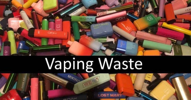 Fines for e-cig waste