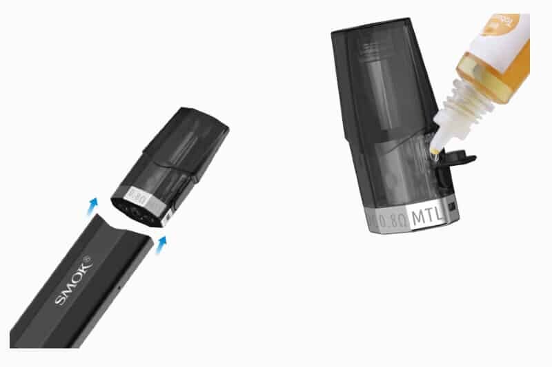 Operation of the SMOK Nfix Vape Pod
