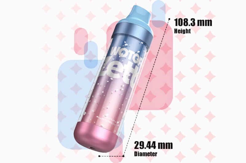 Wotofo Zetta 5000 Size