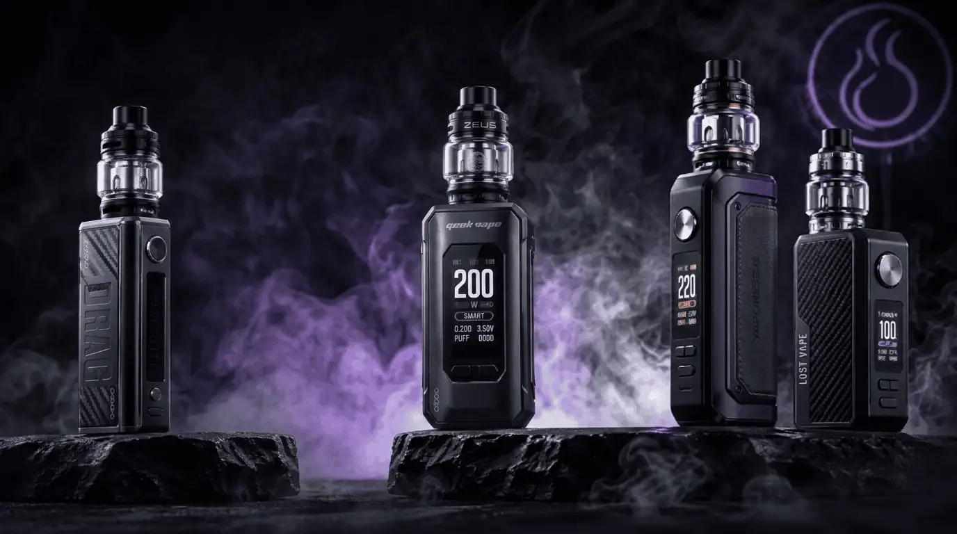 Editorial photo — 4 Box Mods