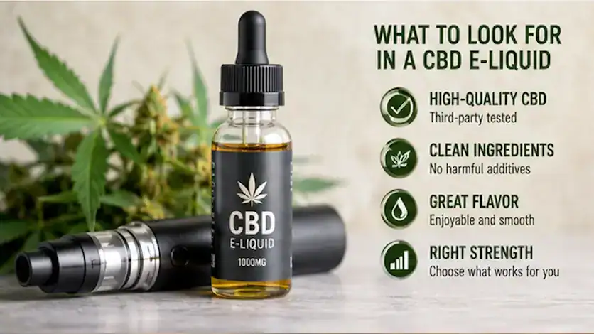What To Look For In CBD E-Liquid