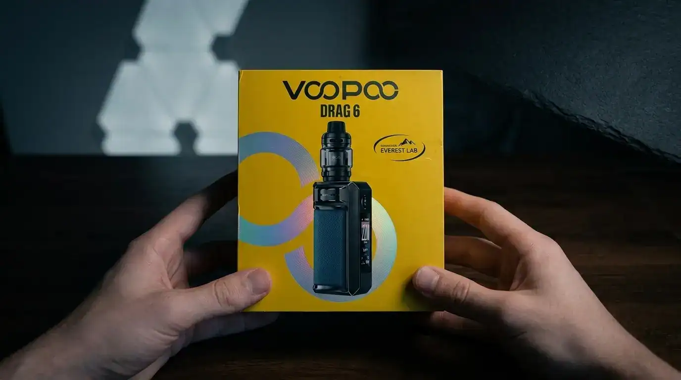 Packaging and box — Final Verdict — VOOPOO Drag 6 Box Mod Review