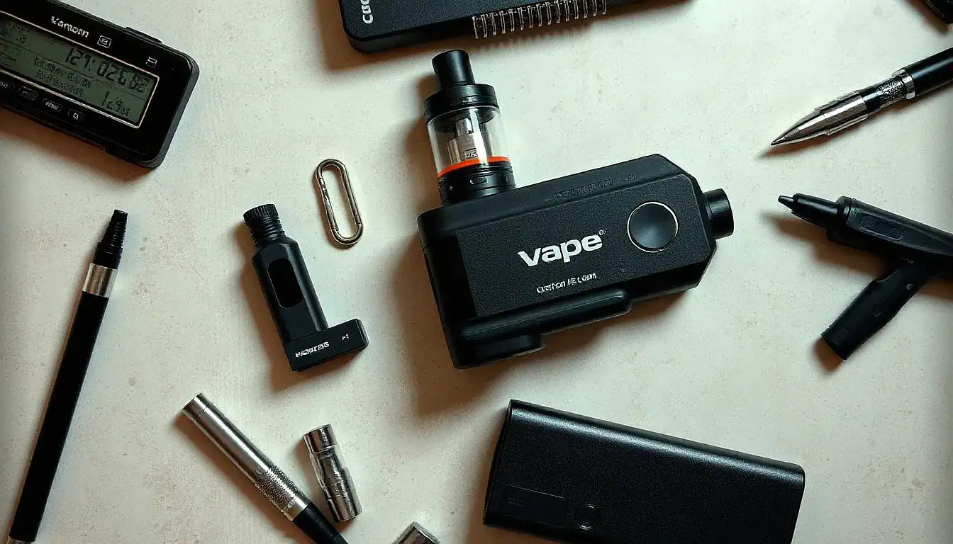 Overhead flat lay — Why Choose a Beginner Vape Kit Over Disposables?