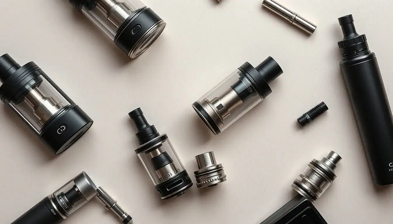 Overhead flat lay — Best Overall Vape Tank for Most Users