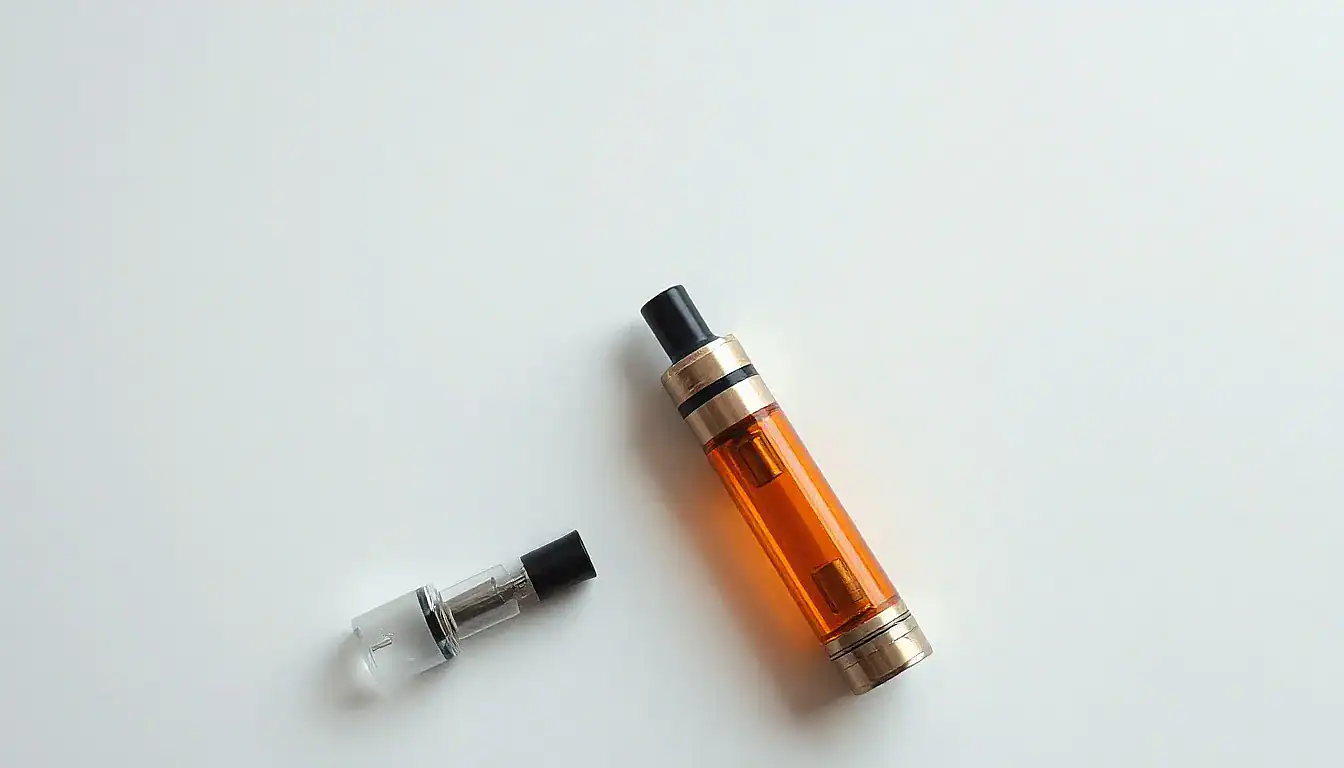 Overhead flat lay — What Is a Clearomizer?