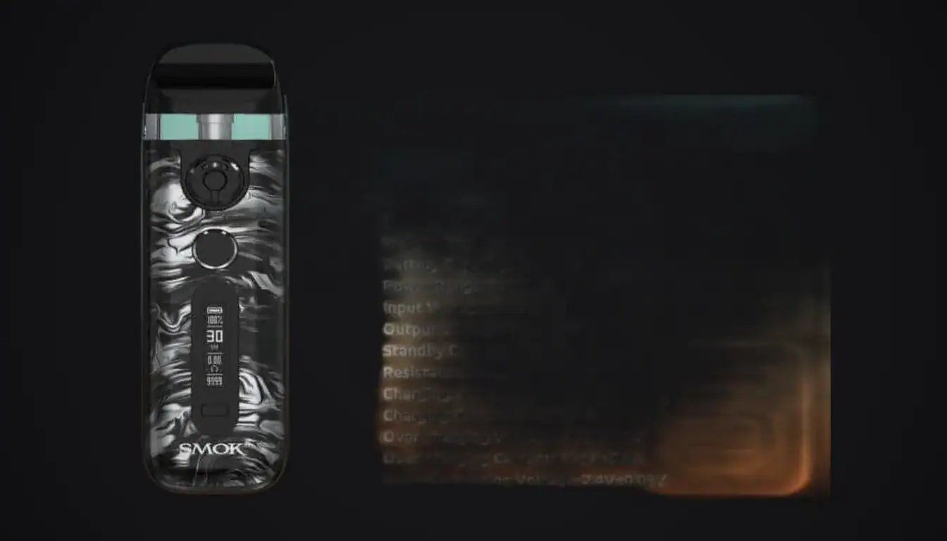 Specification of SMOK NOVO 5