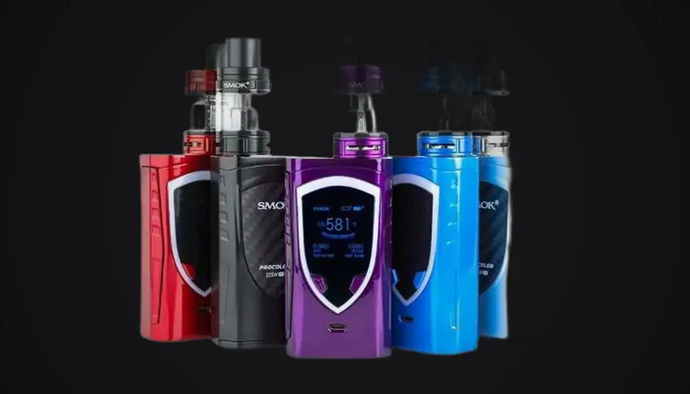 Multiple colors of the Smok ProColor 225W Mod kit