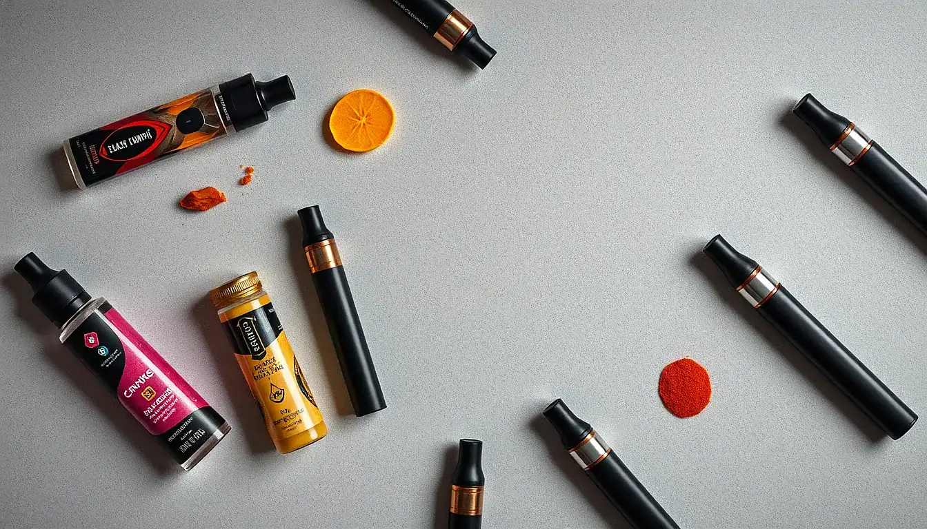 Overhead flat lay — The Flavored Vape Ban: Which Flavors Are You Losing?