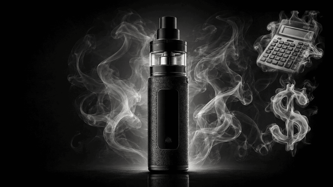 Vaping cost calculator — work out what your vape really costs per day and per year