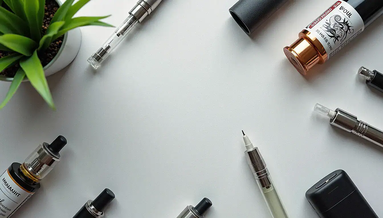 Minimalist flat lay — What to Ask Vape Shop Staff Before Buying