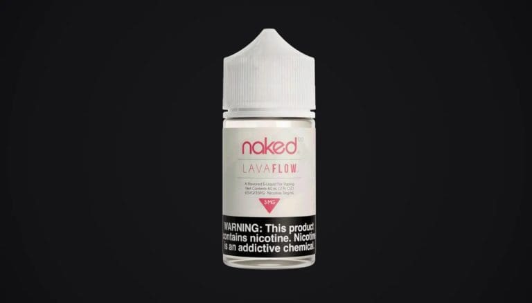 Editorial still life — What Is Naked 100 Lava Flow?