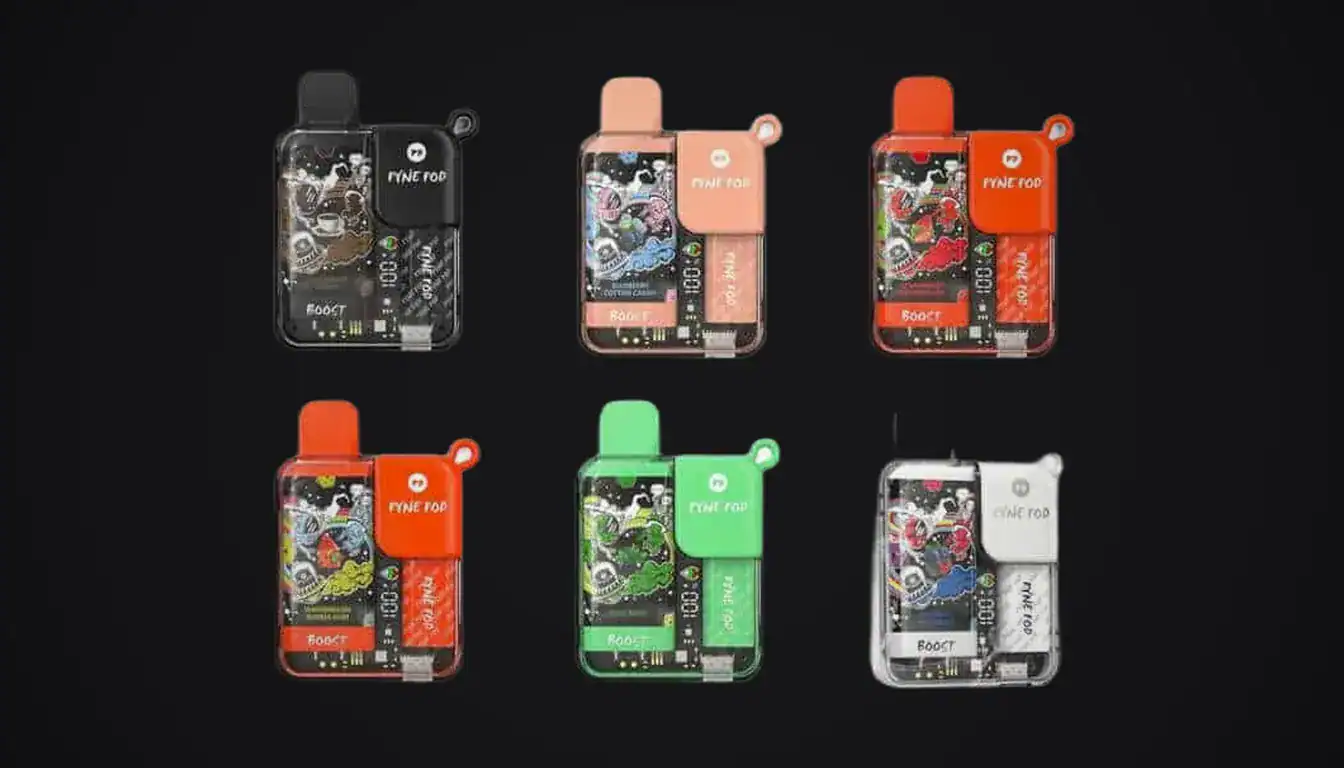 Multiple flavors of the Pyne Pod Vape