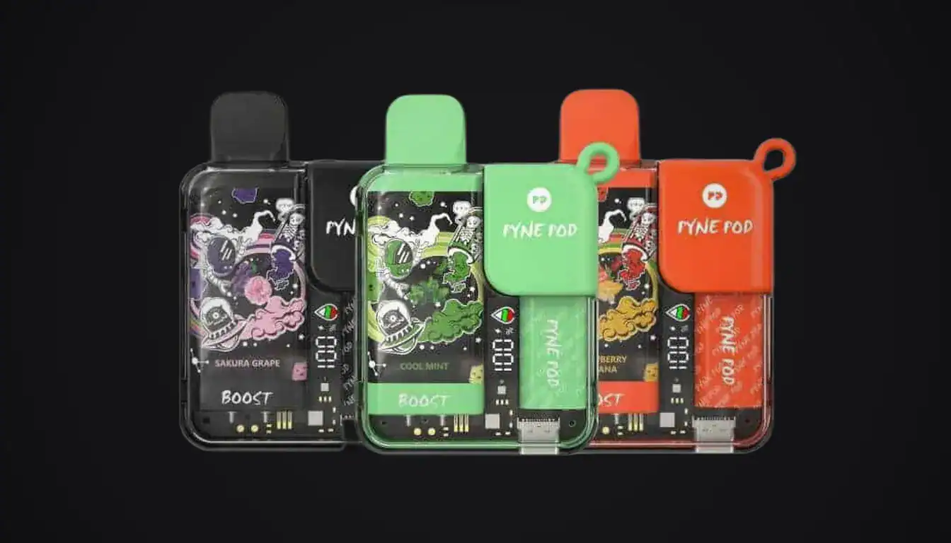 Front view of the Pyne Pod vape