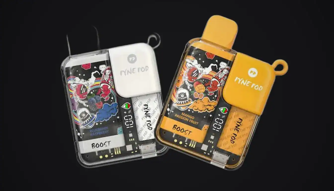 2 examples of the Pyne Pod 8500 Vape