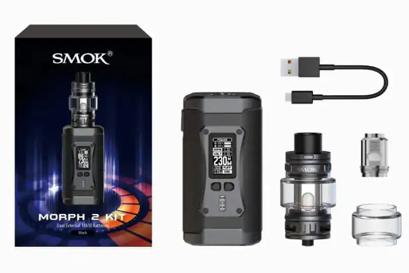 What you get with the SMOK Morph 2 Vape kit