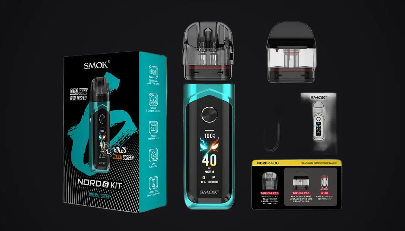 Macro detail — SMOK NORD 6 Price — Is It Worth It, and Where to Buy It Cheapest
