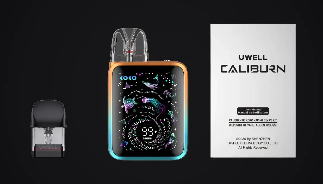 Minimalist flat lay — Uwell Caliburn G5 KOKO Price — Is It Worth It, and Where to Buy It Cheapest