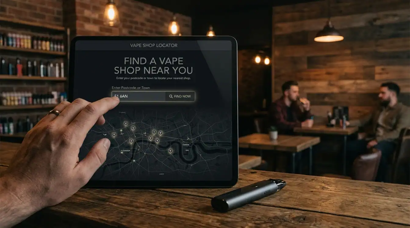 Find a vape shop using our interactive vape shop map
