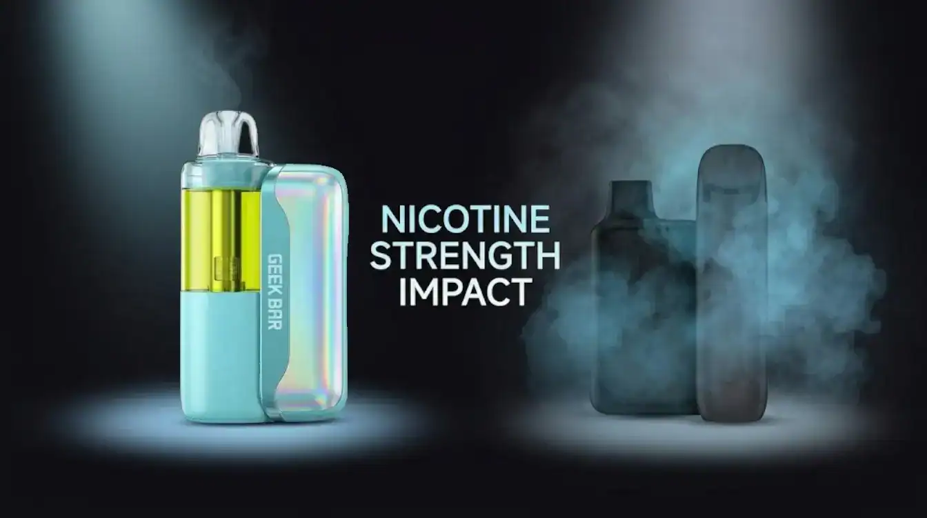 Nicotine strength vs Geek Bar flavors