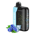 Geek Bar Pulse X 25K disposable vape in Blue Razz Ice, with blueberries and ice