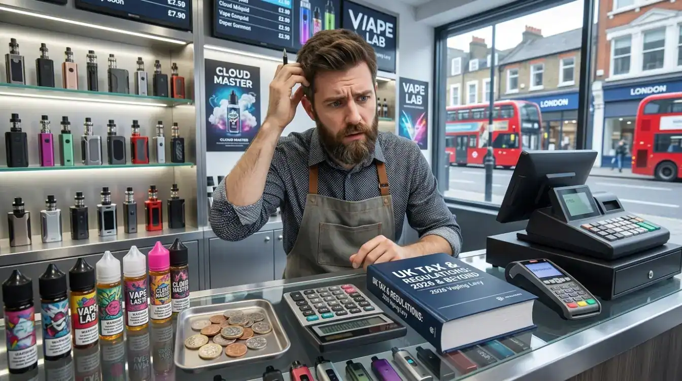 Vape shop owner confused with UK vape tax law