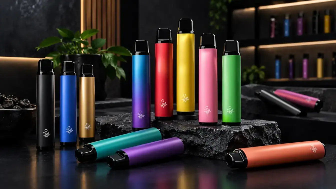 Elf Bars on display in a vape shop
