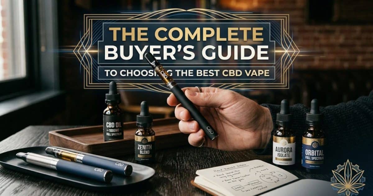 How to Choose the Best CBD Vape: A Complete Buyer’s Guide