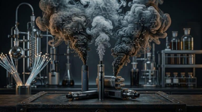 What are the effects of vaping, multiple vapes with clouds