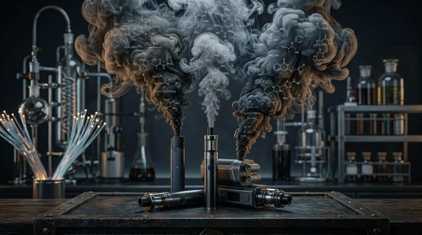 What are the effects of vaping, multiple vapes with clouds