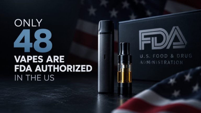 FDA approves just 48 vapes