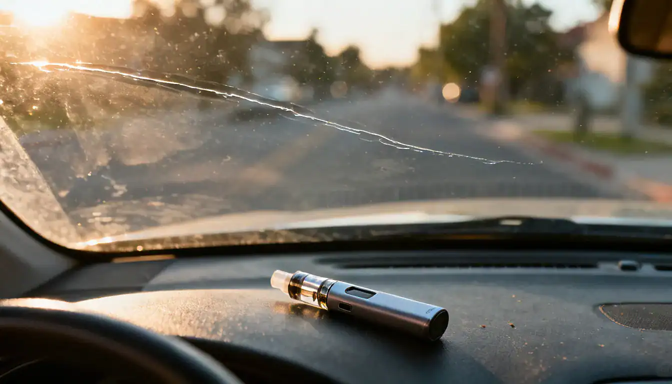 Editorial still life — Why Does Vaping Leave a Film on Windows?